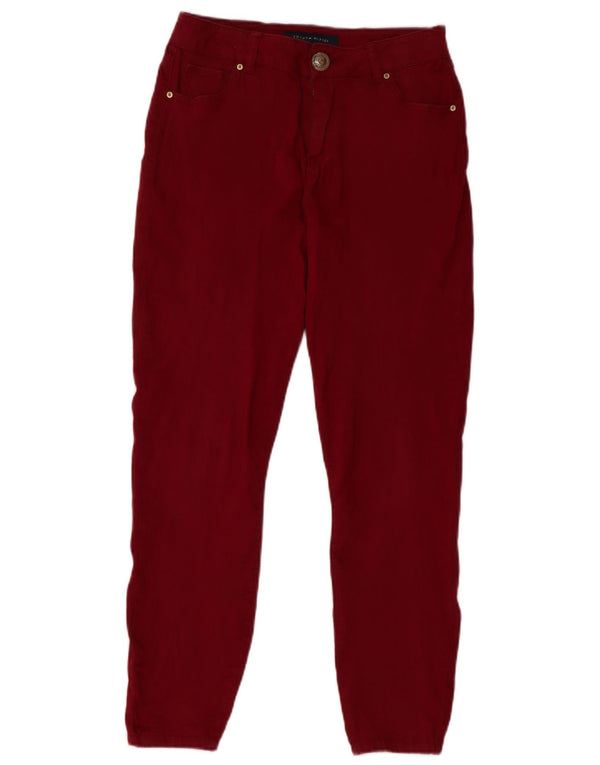 Pantaloni casual slim per ragazze Tommy Hilfiger 5-6 anni W28 L26 cotone rosso