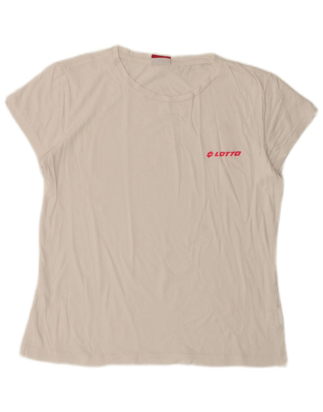 T-shirt da donna LOTTO Top UK 10 piccola in cotone bianco