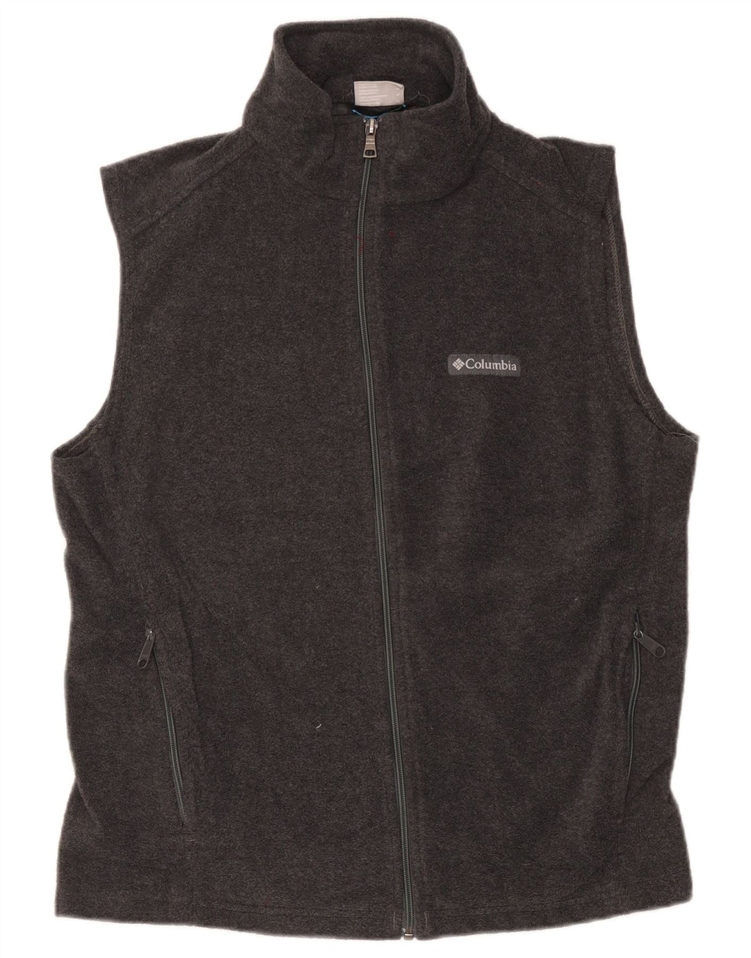 Gilet in pile da donna Columbia UK 14 Poliestere grigio medio