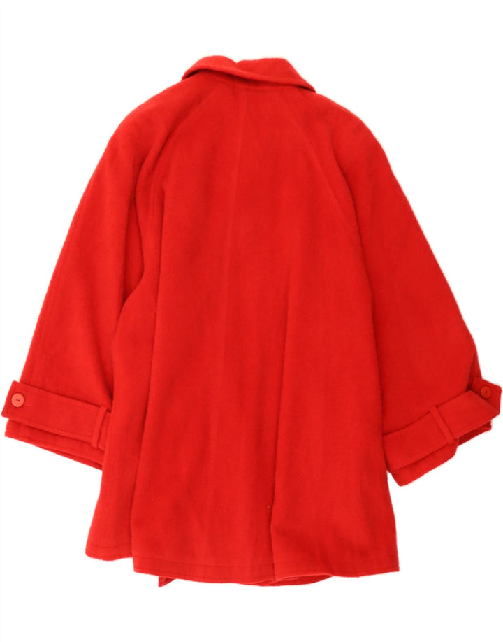 VINTAGE Womens Overcoat EU 44 XL Red Vintage Vintage and Second-Hand Vintage from Messina Hembry 
