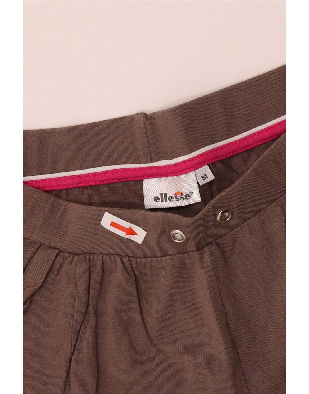 Pantaloni da tuta da donna Ellesse UK 12 Cotone marrone medio