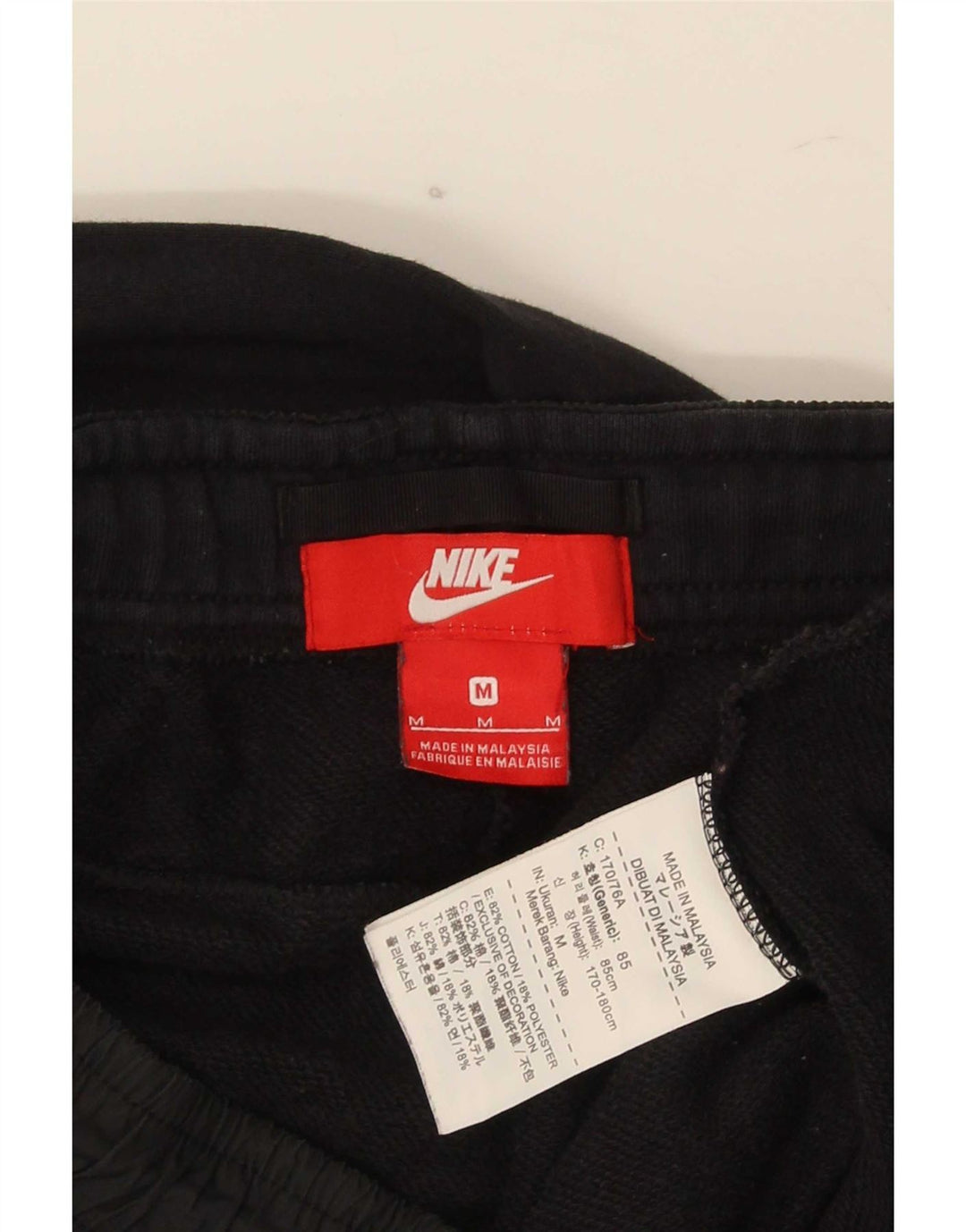 Pantaloni da tuta da uomo Nike Joggers medio cotone nero