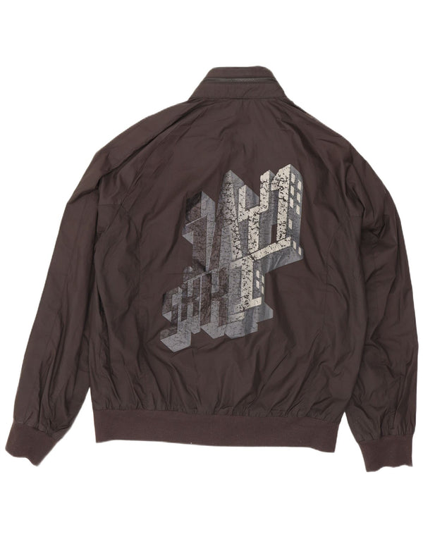 Giacca bomber grafica da uomo con cappuccio Puma UK 40 Large Black Poliestere Sports