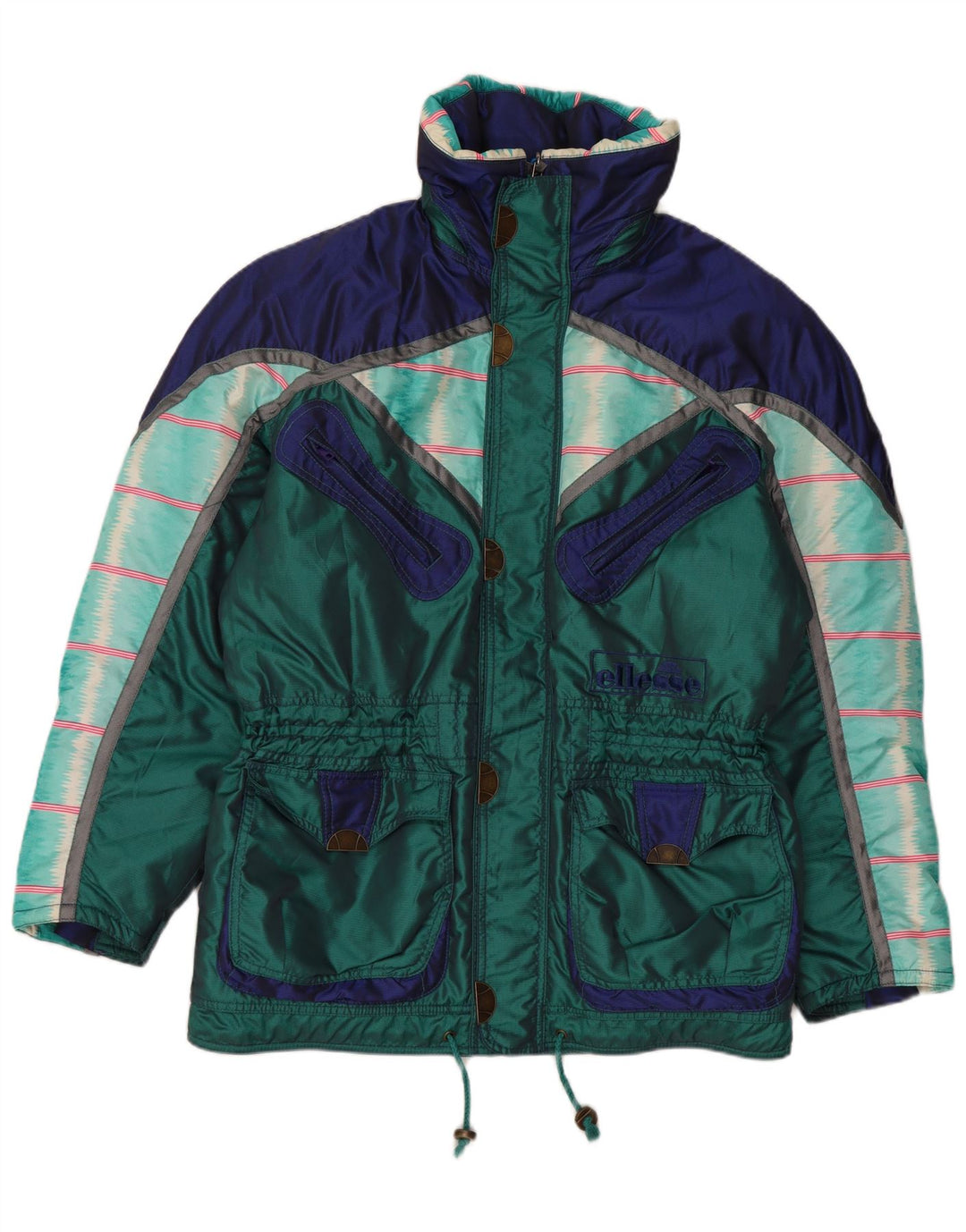 Giacca da sci da uomo Ellesse con vestibilità ampia con cappuccio IT 48 Colore verde medio