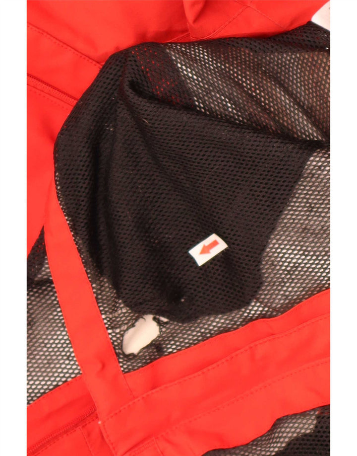 Giacca antipioggia con cappuccio da uomo Helly Hansen UK 40 grande poliestere rosso
