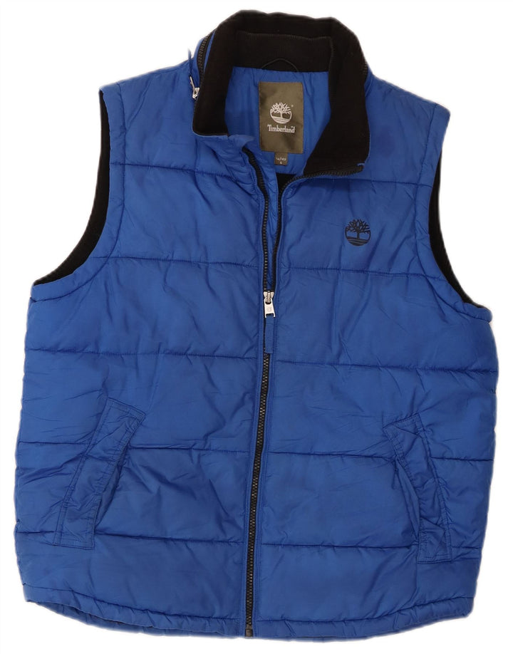 Gilet imbottito per ragazzi Timberland 13-14 anni piccolo in poliestere blu