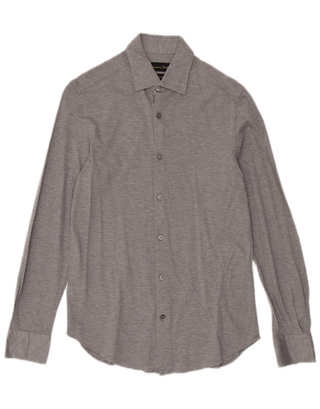 Camicia Uomo Massimo Dutti Piccola Cotone Grigio