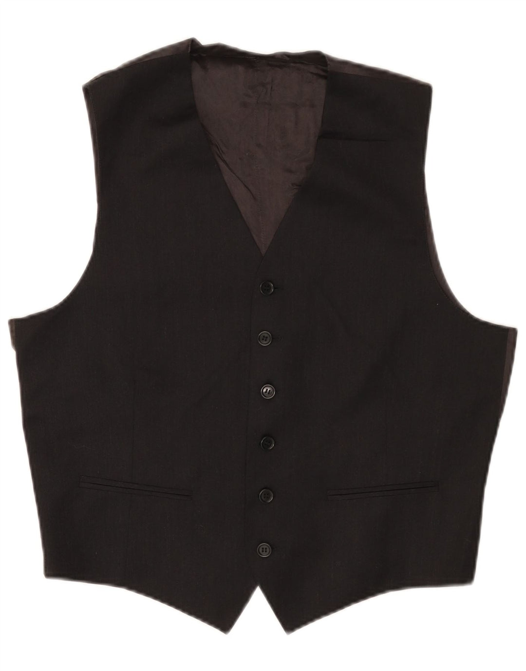 Gilet vintage da uomo grigio medio