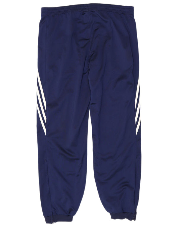 Pantaloni da tuta da uomo Adidas Joggers grandi in poliestere blu navy