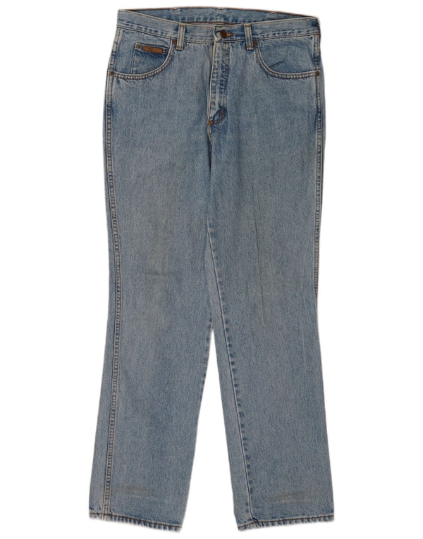 Jeans dritti da uomo Wrangler Texas W34 L32 cotone blu