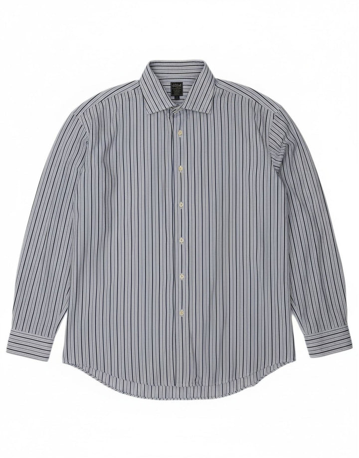 BEST COMPANY Mens Shirt 2XL Blue Striped