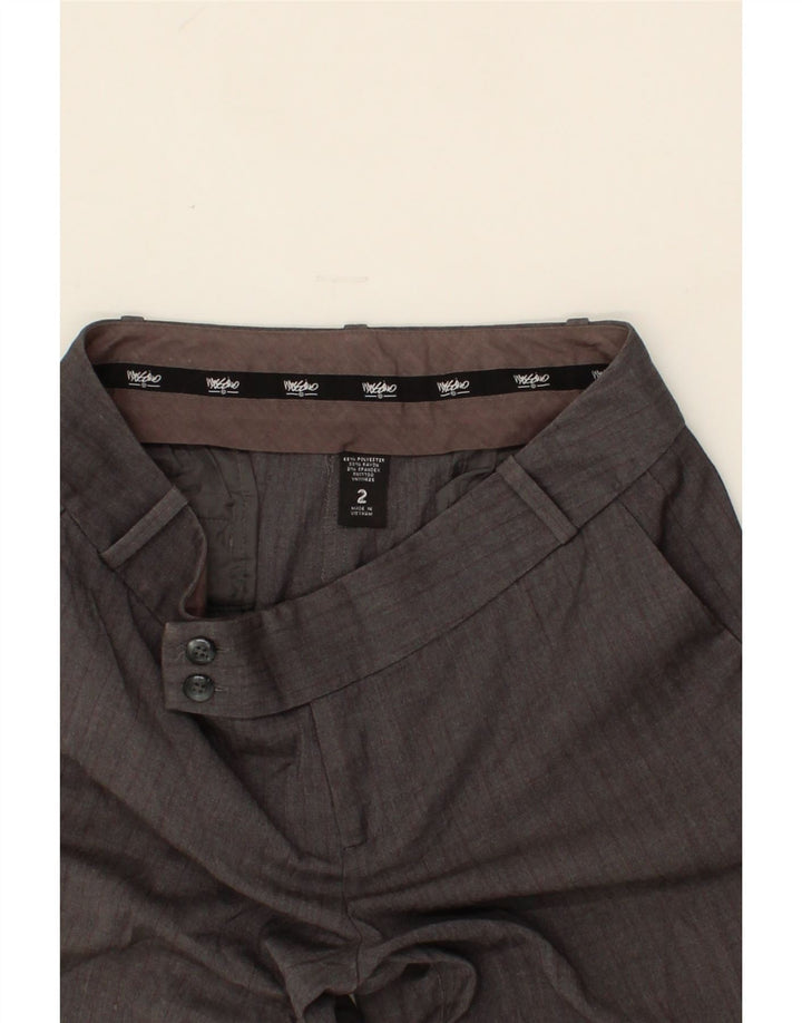 MOSSIMO Womens Chino Shorts US 2 XS W32  Grey Pinstripe Polyester Vintage Mossimo and Second-Hand Mossimo from Messina Hembry 