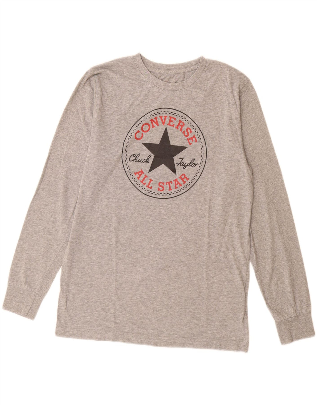 Converse Ragazzo Chuck Taylor Graphic Top manica lunga 15-16 anni XL Grigio