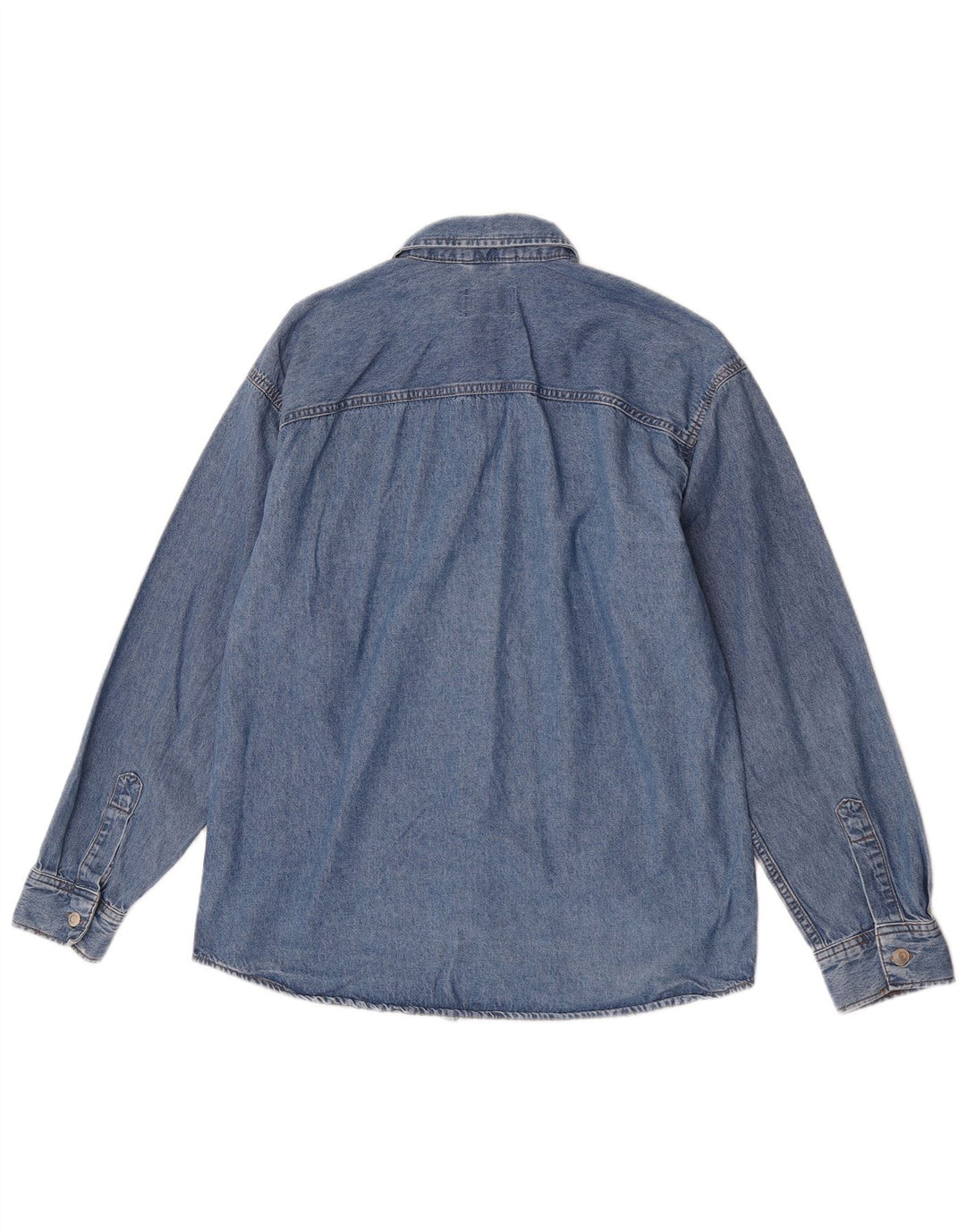 Camicia di jeans da uomo Jack & Jones grande in cotone blu