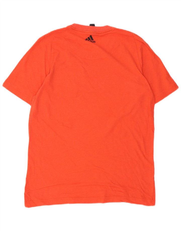 T-shirt grafica da uomo ADIDAS Top piccola arancione