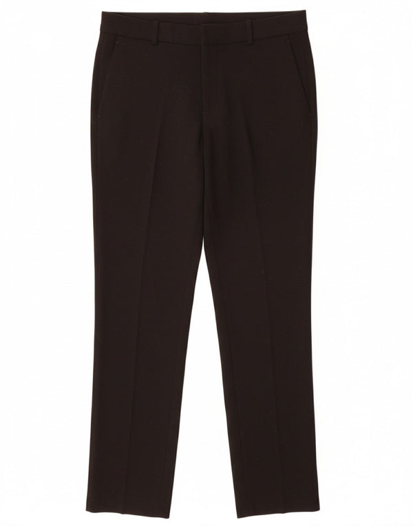 Pantaloni chino slim da donna DKNY US 6 medi W32 L29 poliestere nero