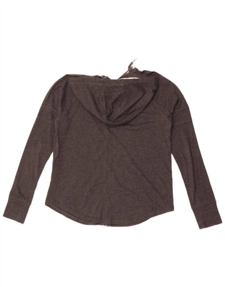 Maglione con cappuccio e zip da donna Under Armour UK 10 piccolo grigio