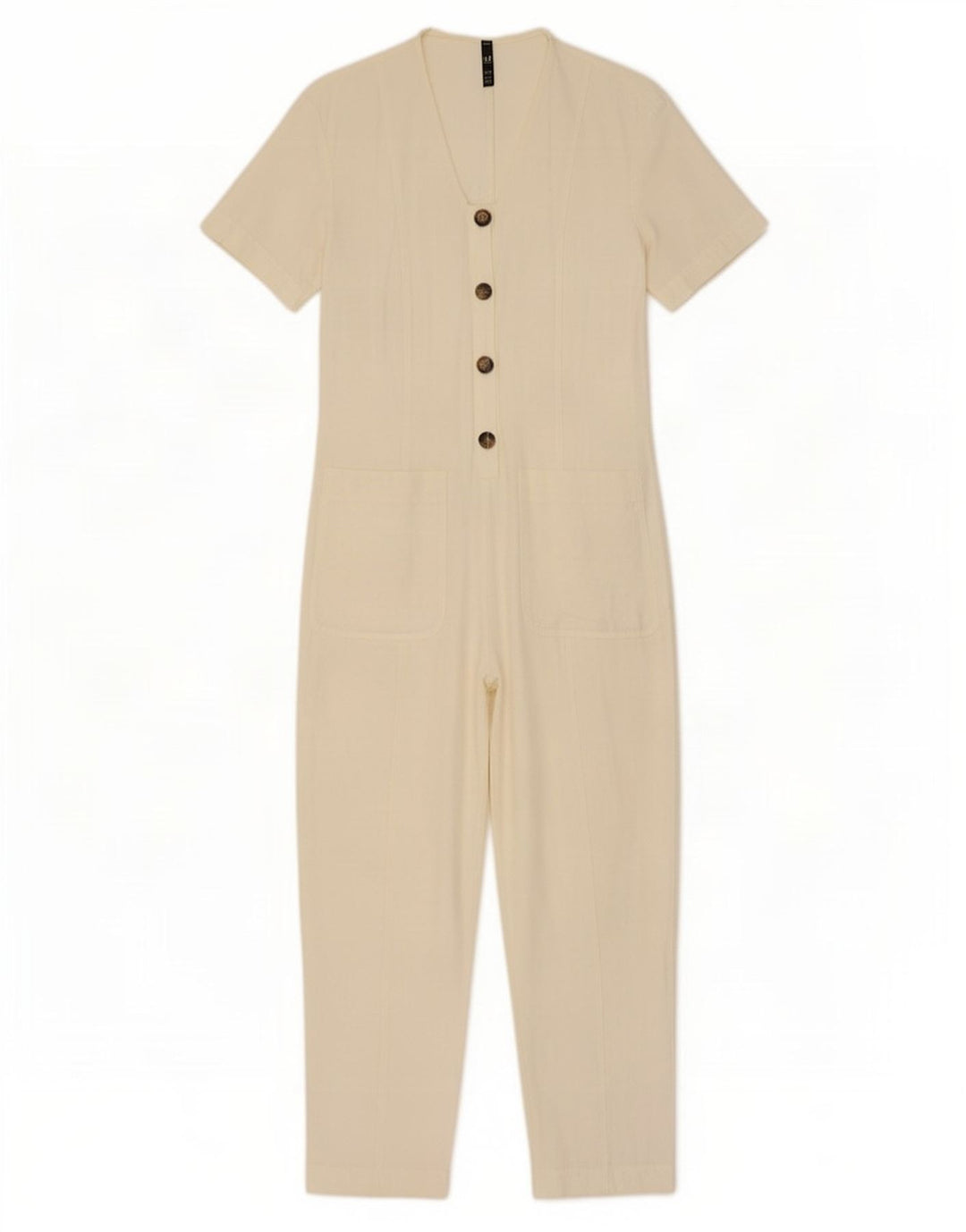 Tuta Zara Trafaluc da donna UK 10 piccola bianco sporco