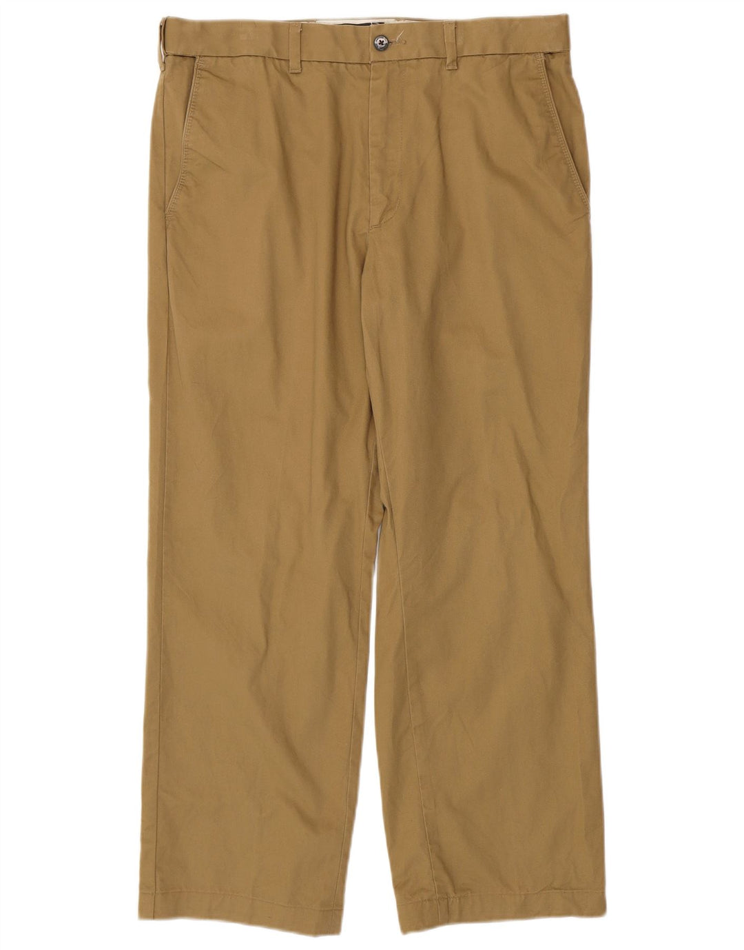 MARKS & SPENCER Pantaloni chino dritti da uomo W34 L28 Cotone beige