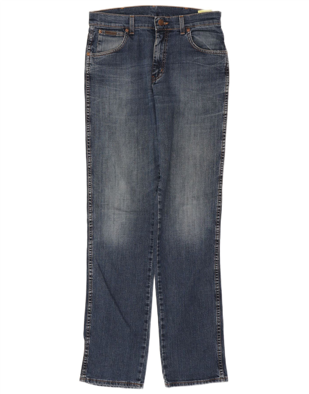 WRANGLER Jeans dritti elasticizzati Texas da uomo W32 L36 cotone blu