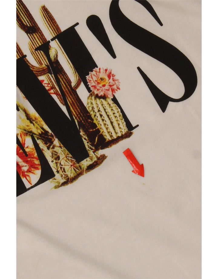 T-shirt grafica da donna Levi's Top UK 14 Medium White