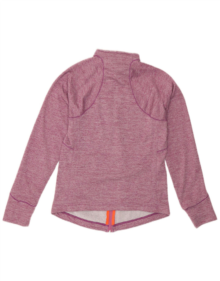 Giacca da tuta da donna REEBOK UK 8/10 Piccolo poliestere screziato viola