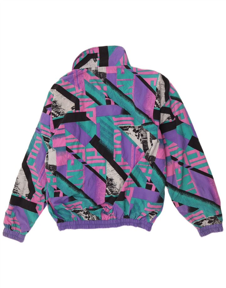 Giacca da ginnastica grafica da uomo Pandora XL viola geometrica