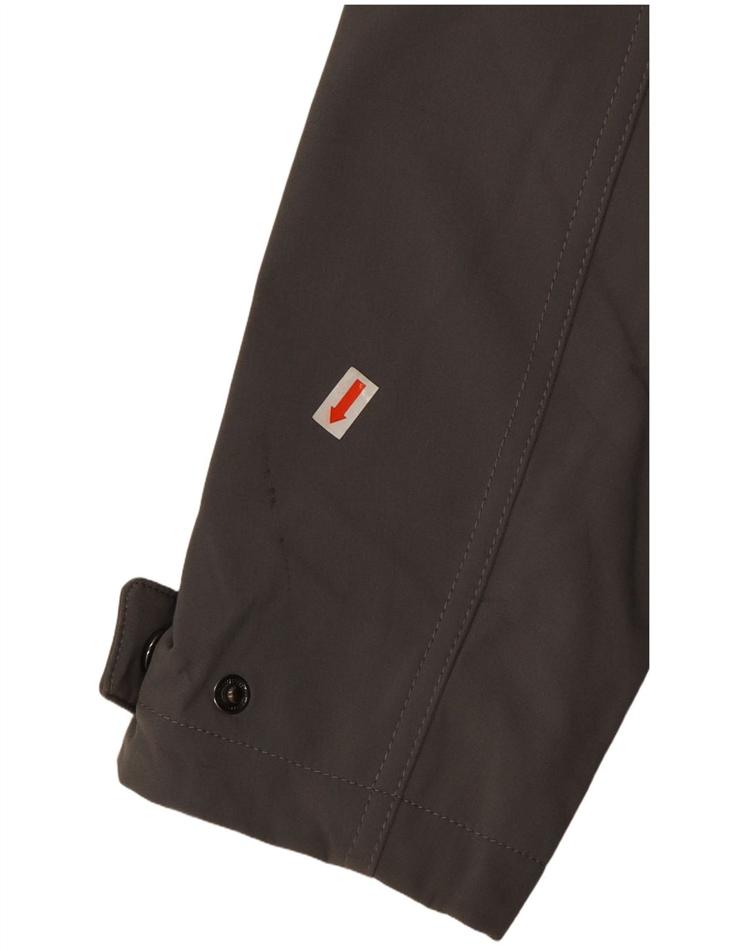 CALVIN KLEIN Giacca a vento con cappuccio da donna UK 6 XS Poliestere grigio