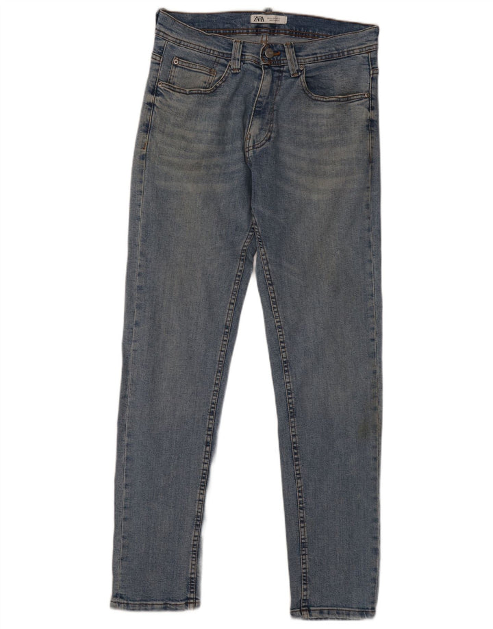 Jeans slim da uomo Zara EU 40 medio W31 L31 blu