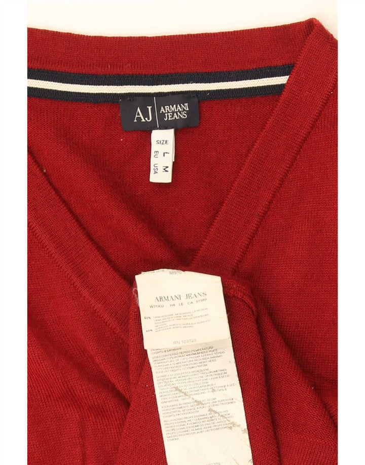 Armani Jeans Canottiera da uomo Canotta Media Marrone Marrone Lana Vergine