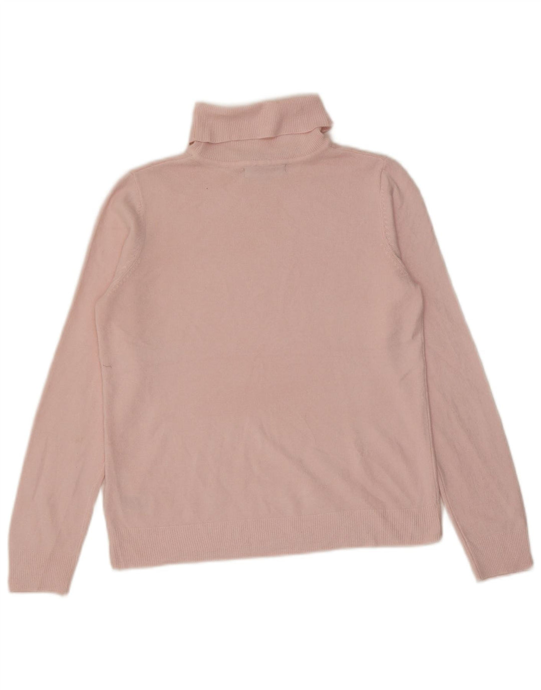 Maglione maglione a collo alto da donna Marks & Spencer UK 12 Acrilico rosa medio