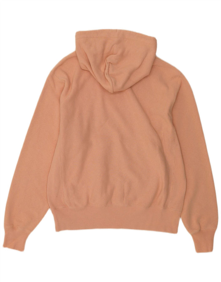 Felpa con cappuccio da uomo Champion in cotone rosa medio