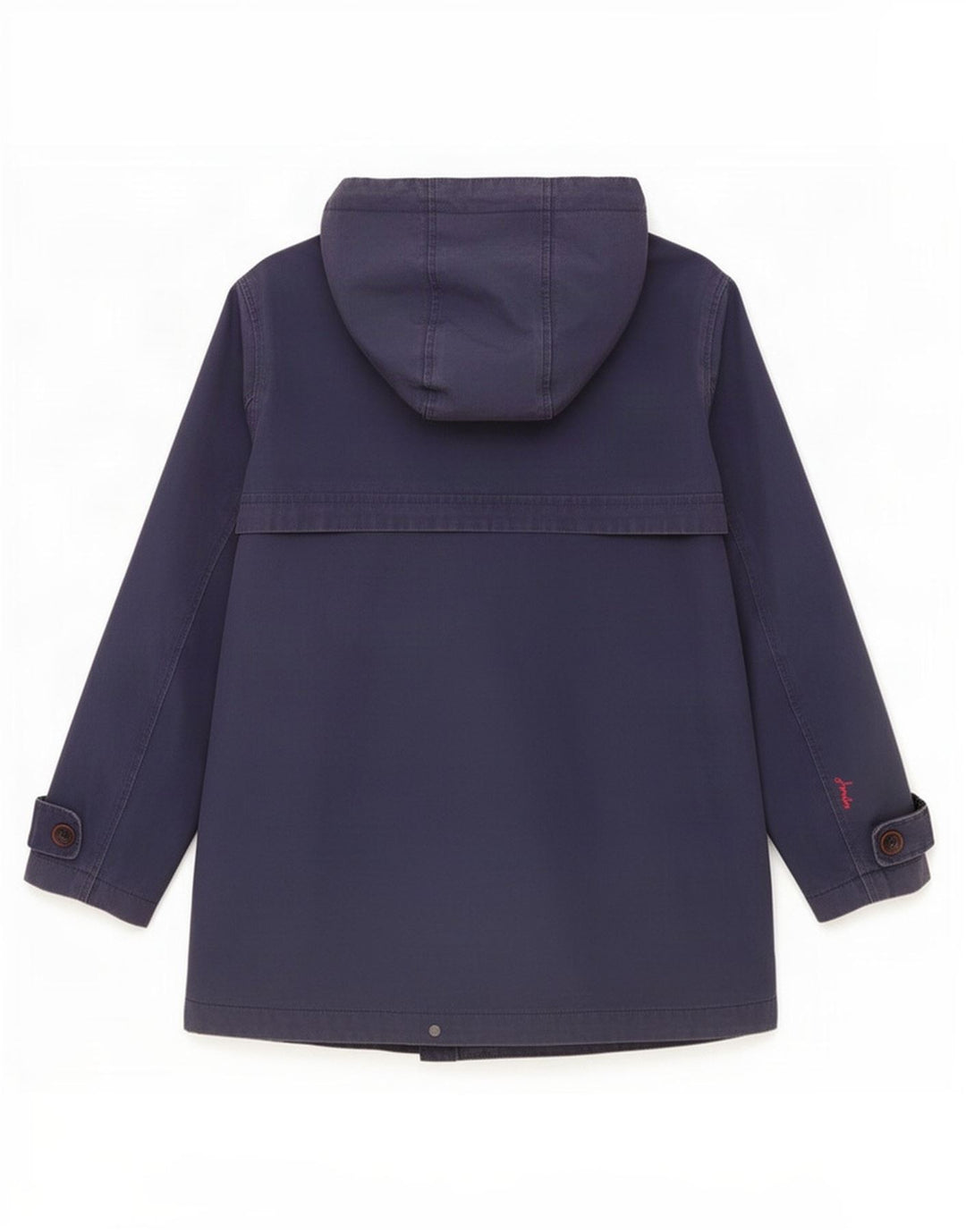 Giacca antipioggia con cappuccio da donna Joules UK 12 medio cotone blu navy