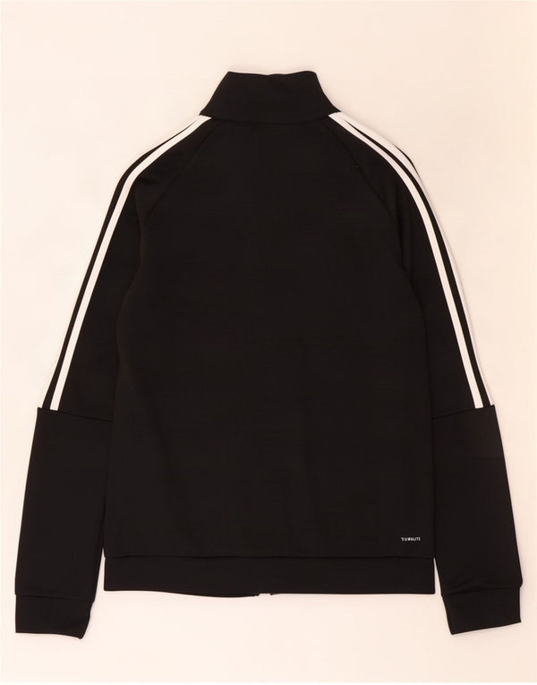 Giacca da ginnastica Adidas Climalite da donna UK 12/14 media nera