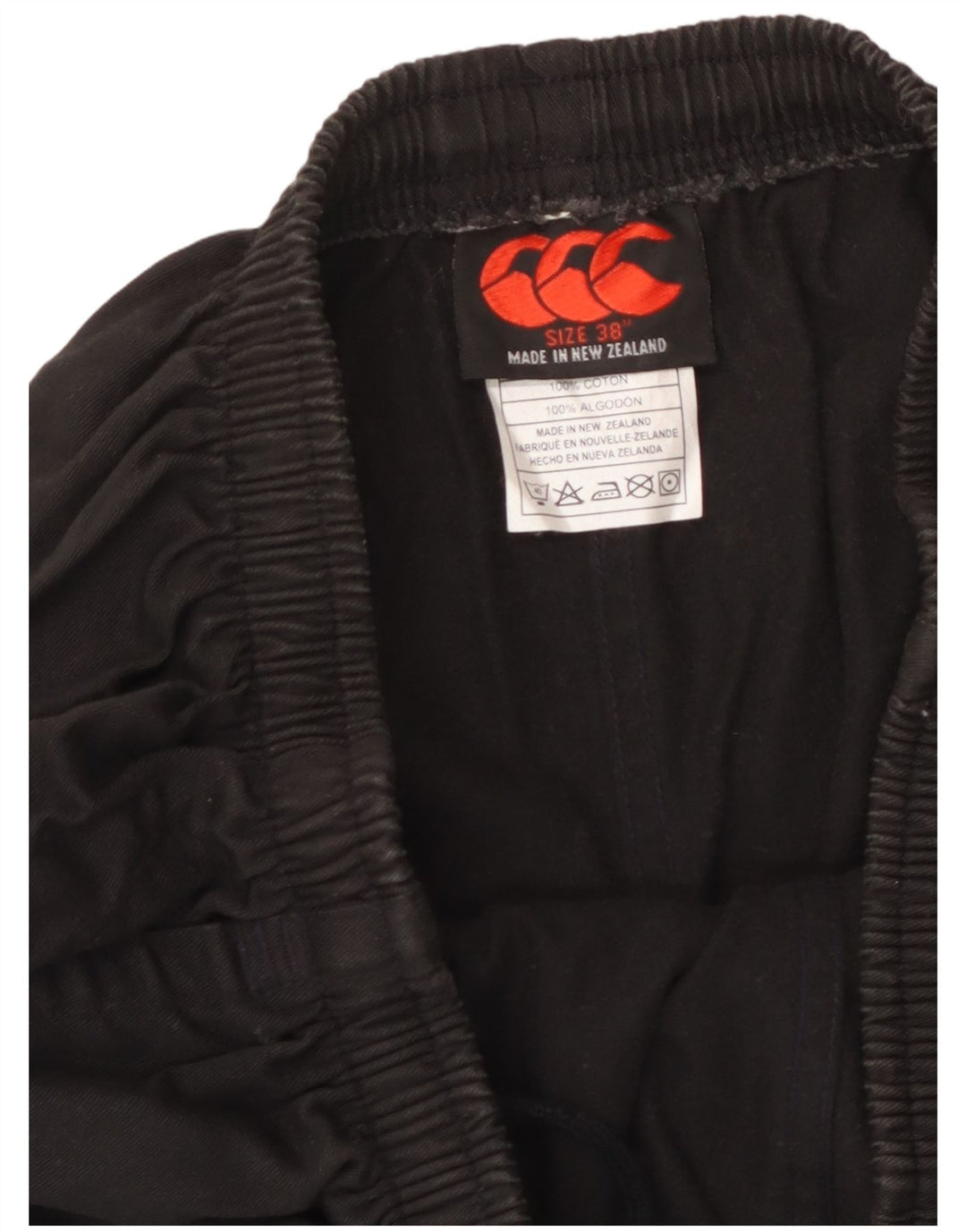 Pantaloncini sportivi da uomo CANTERBURY XL in cotone nero