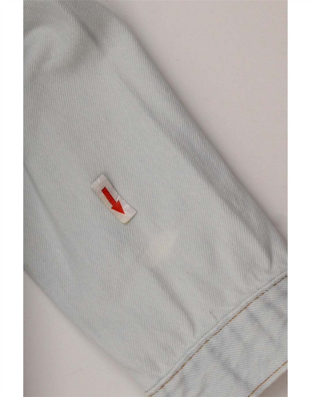 Giacca di jeans corta da donna Levi's UK 12 Cotone blu medio