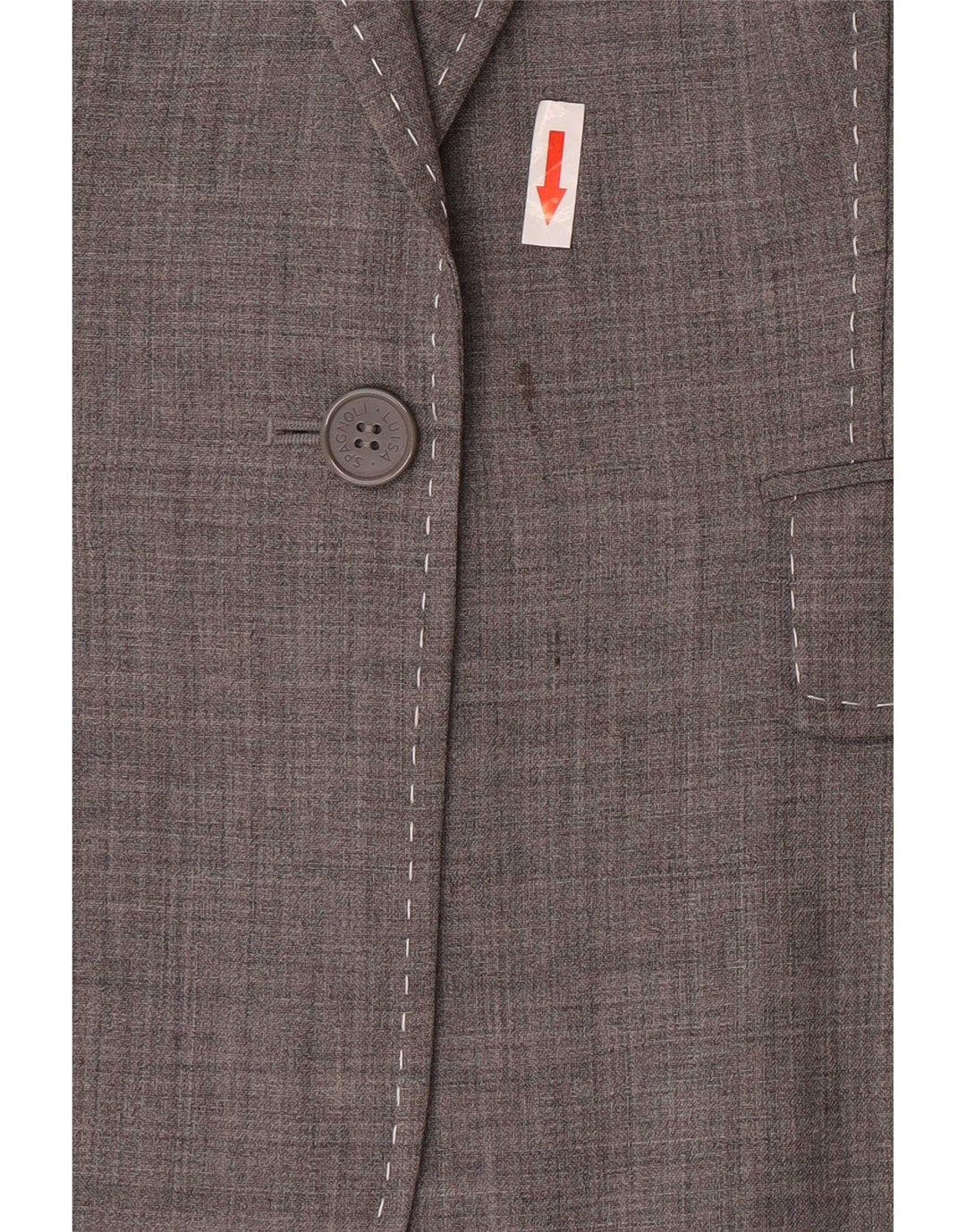 Luisa Spagnoli Giacca Blazer da Donna con Maniche a 3/4 e 1 Bottone IT 46 Large Grigio