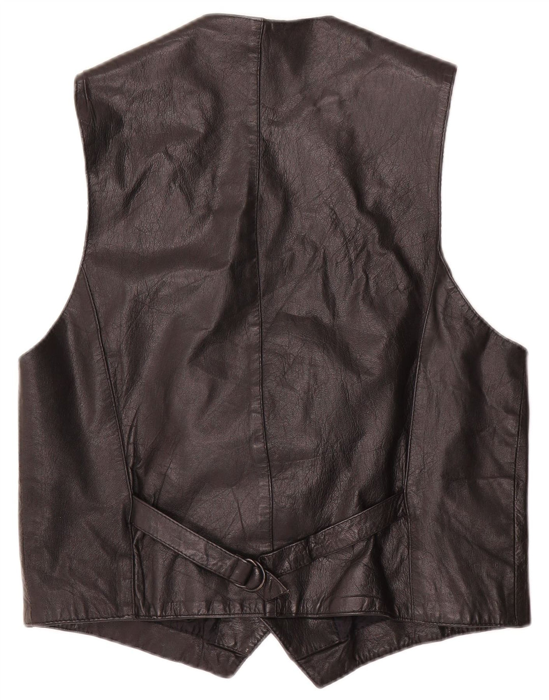 Gilet In Pelle Uomo Conbipel IT 52 Large Nero