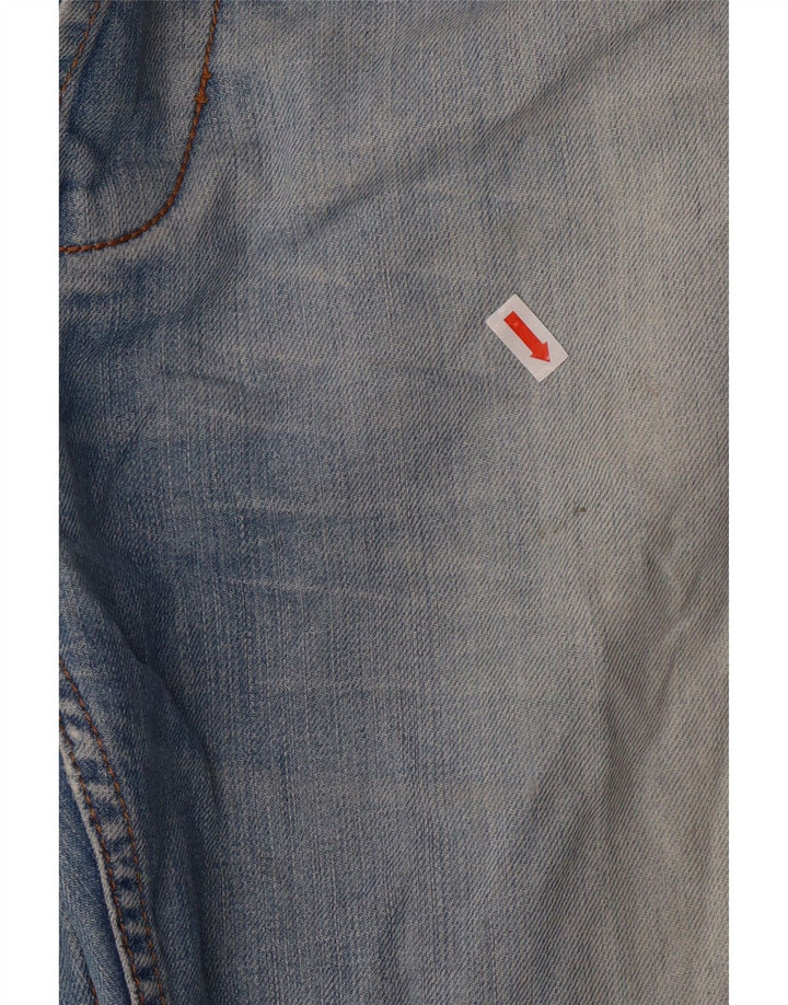 Jeans dritti da uomo Armani W33 L30 in cotone blu