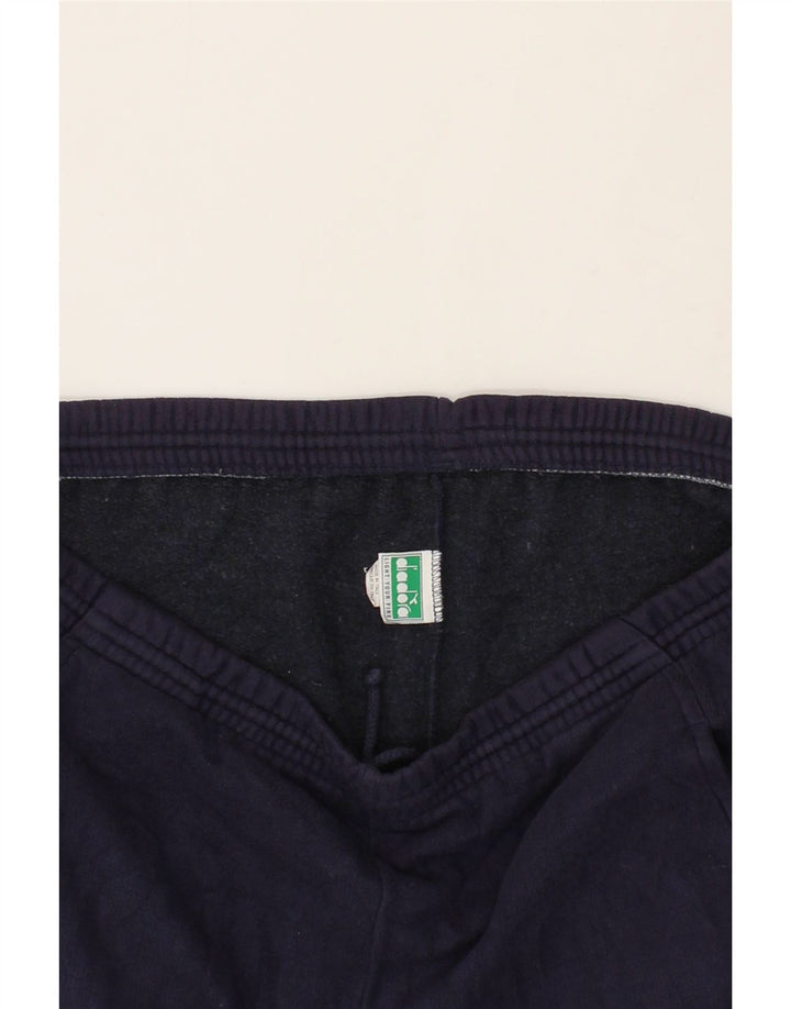 DIADORA Mens Tracksuit Trousers Small  Navy Blue Acrylic Vintage Diadora and Second-Hand Diadora from Messina Hembry 