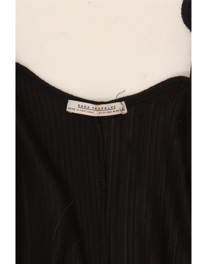 Top cardigan poncho oversize da donna Zara UK 14 medio nero