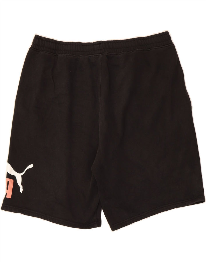 PUMA Mens Graphic Sport Shorts XL  Black Vintage Puma and Second-Hand Puma from Messina Hembry 