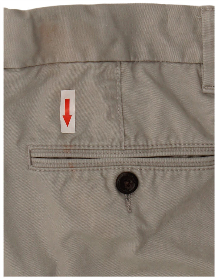 Pantaloncini chino da uomo Marks & Spencer W34 grandi in cotone grigio