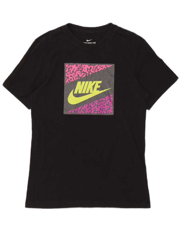 T-shirt grafica da uomo Nike Top Small in cotone nero
