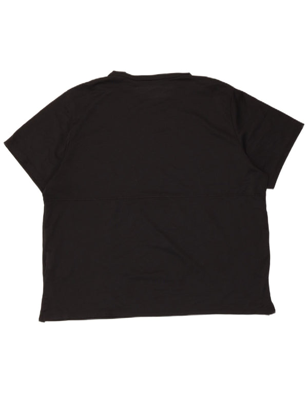 T-shirt Nike Dri Fit da uomo 2XL nera in poliestere
