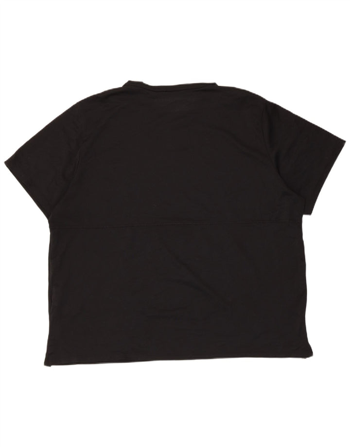 T-shirt Nike Dri Fit da uomo 2XL nera in poliestere