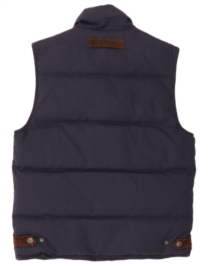 Crew Clothing Gilet imbottito da uomo UK 38 Medio Poliestere blu navy