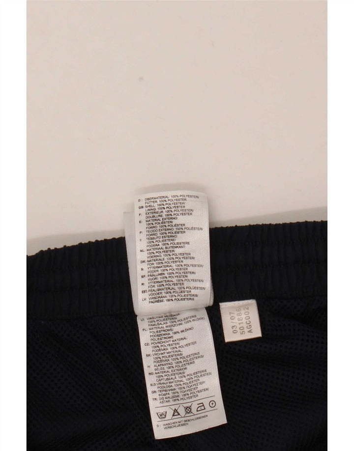 Pantaloni da tuta da uomo Adidas Joggers medi in poliestere blu navy
