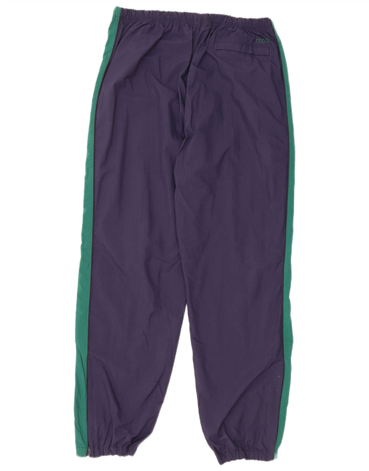 Pantaloni da tuta da uomo IZOD Joggers Large in nylon color block blu navy