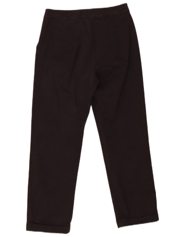 REFRIGIWEAR Pantaloni corti dritti da donna piccoli W28 L25 cotone nero